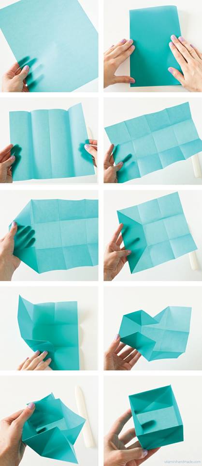 Pudełko na drobiazgi origami