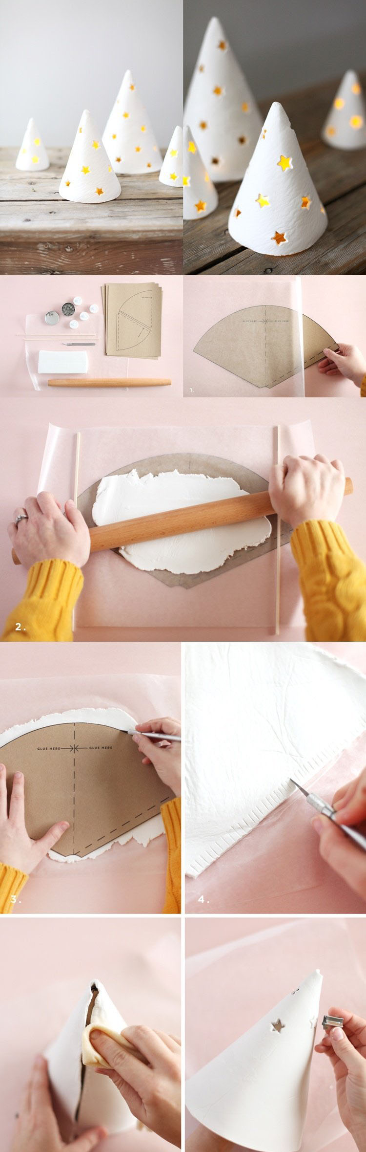 Stożkowe świeczniki