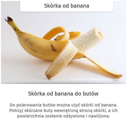 Niezwykłe zastosowania banana