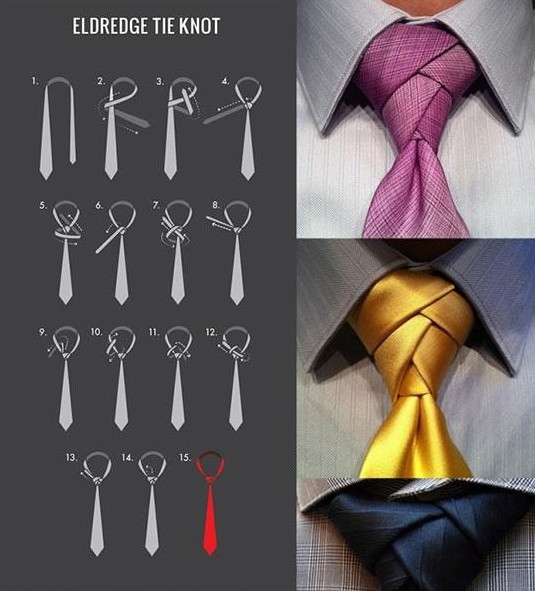 Nietypowe wiązanie krawata