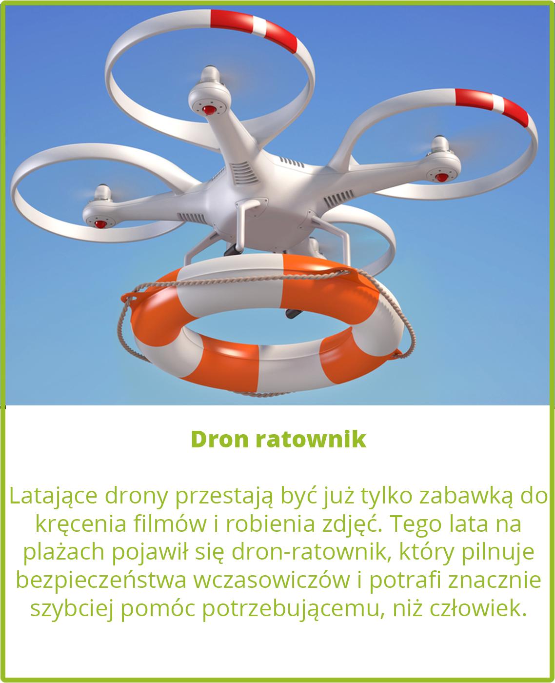 Dron-ratownik