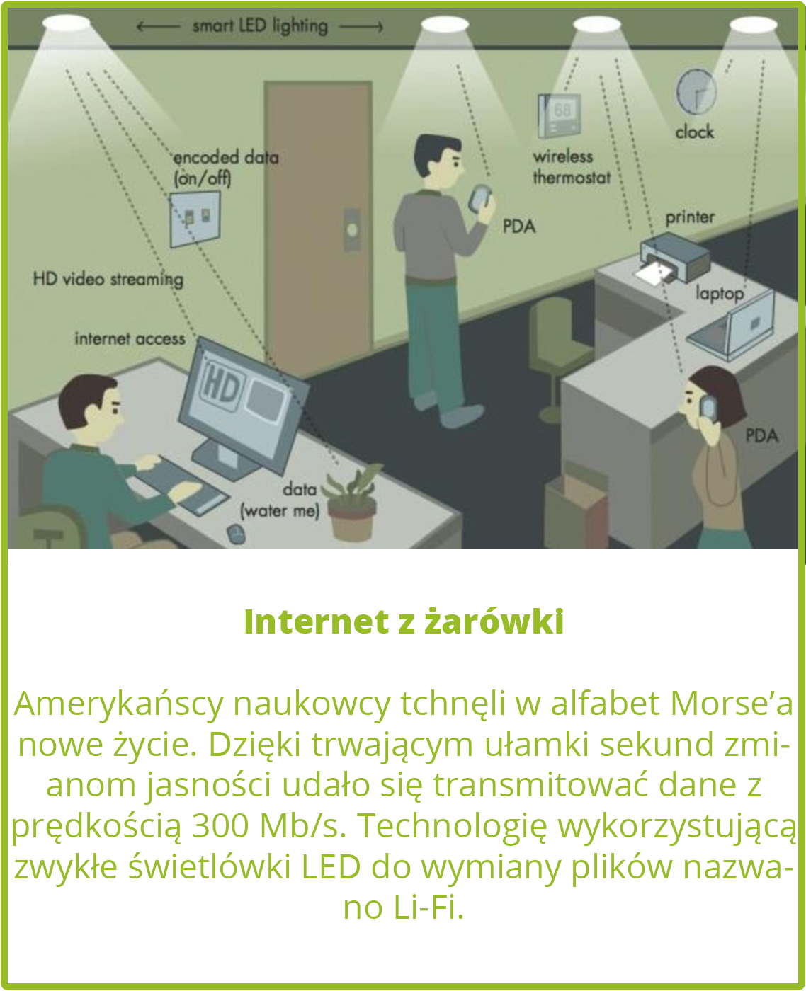 Internet z żarówki