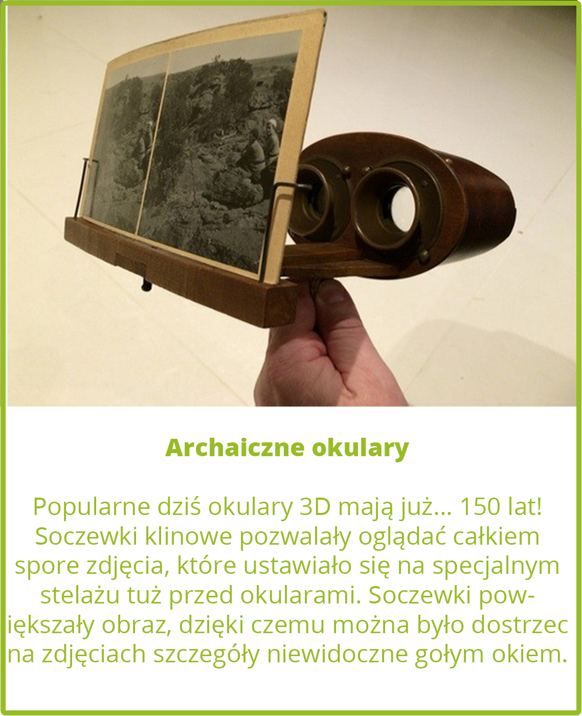 Archaiczne okulary 3D
