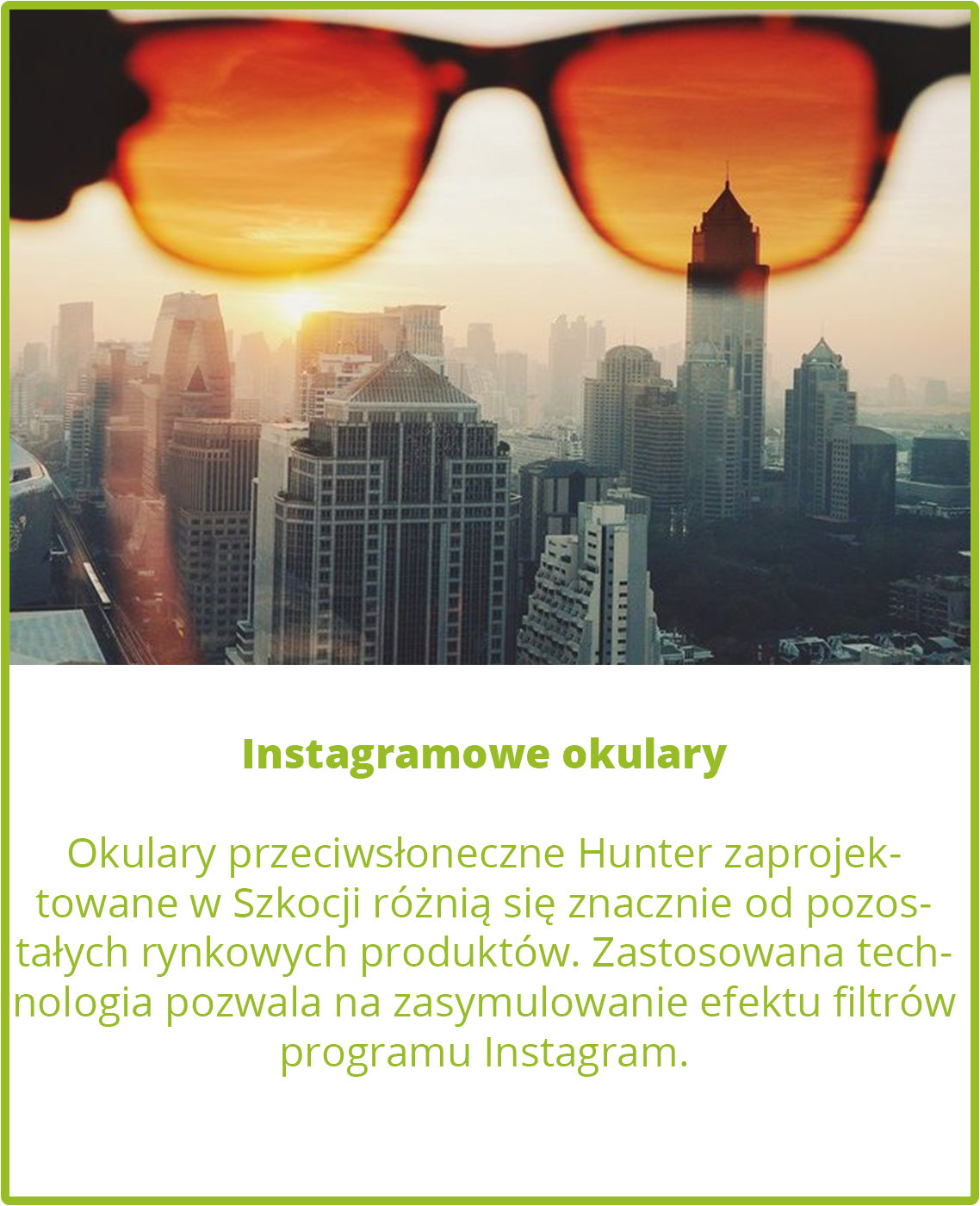 Instagramowe okulary