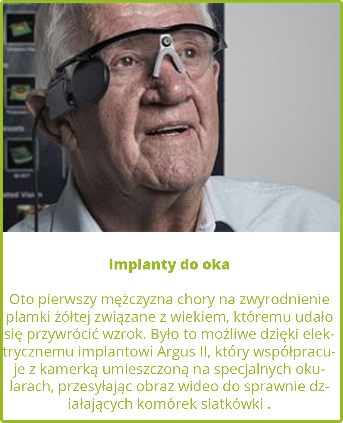 Implanty do oka