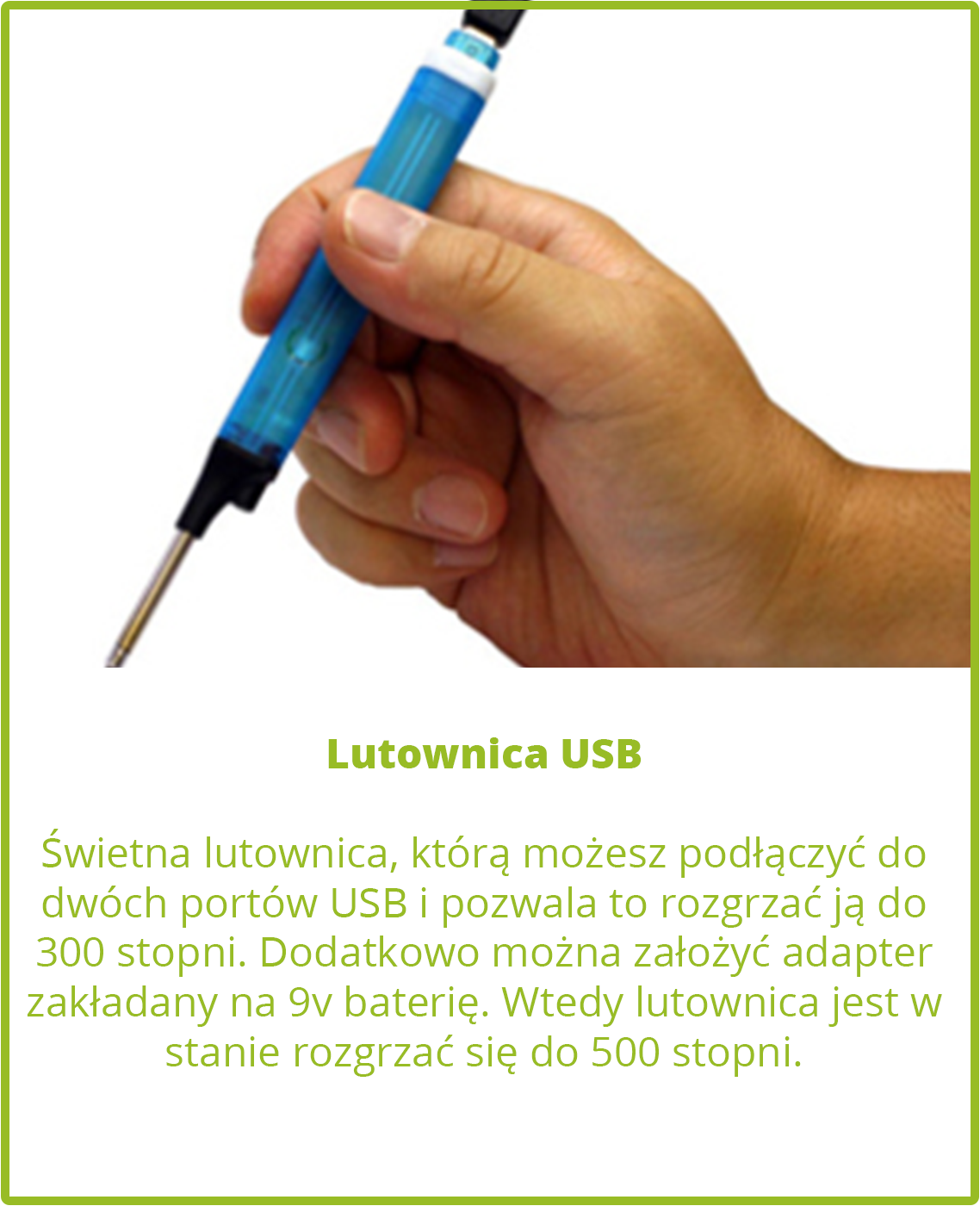 Lutownica USB