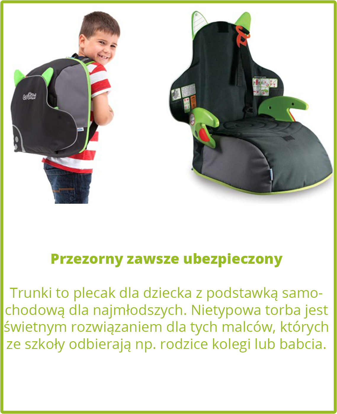 Fotelik na drogę