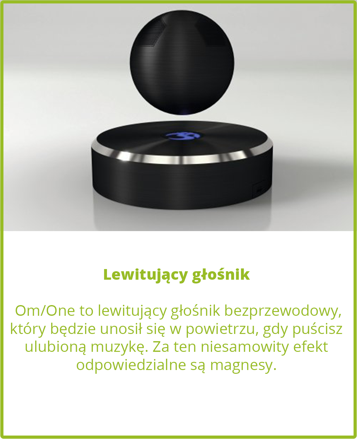 Lewitujący głośnik