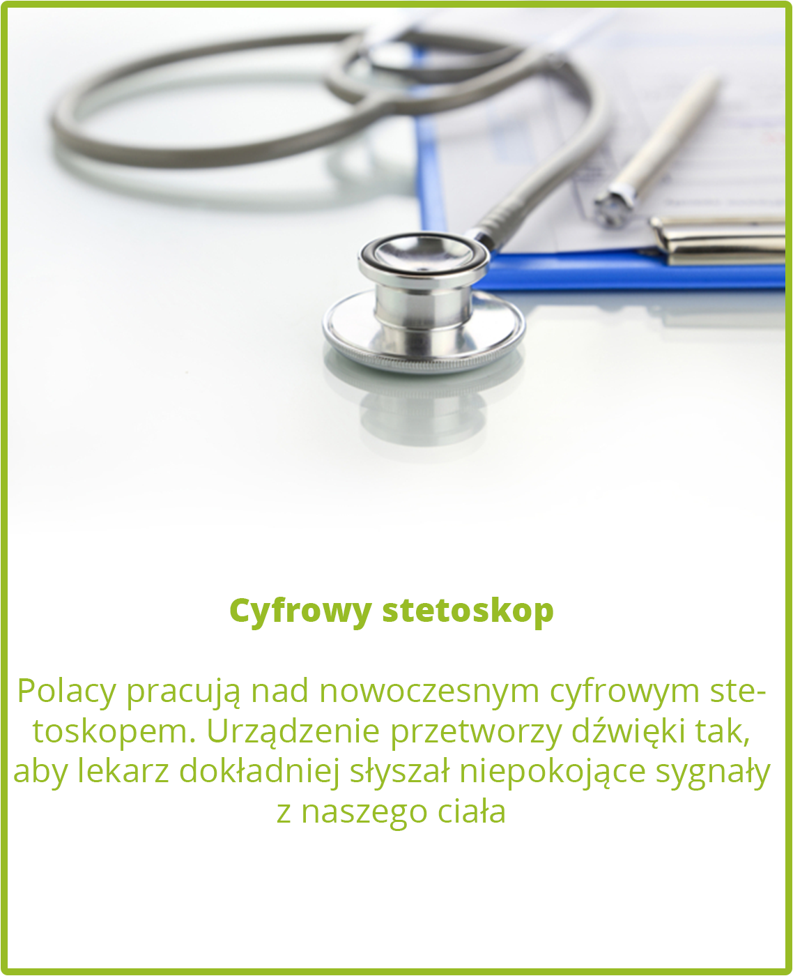 Cyfrowy stetoskop