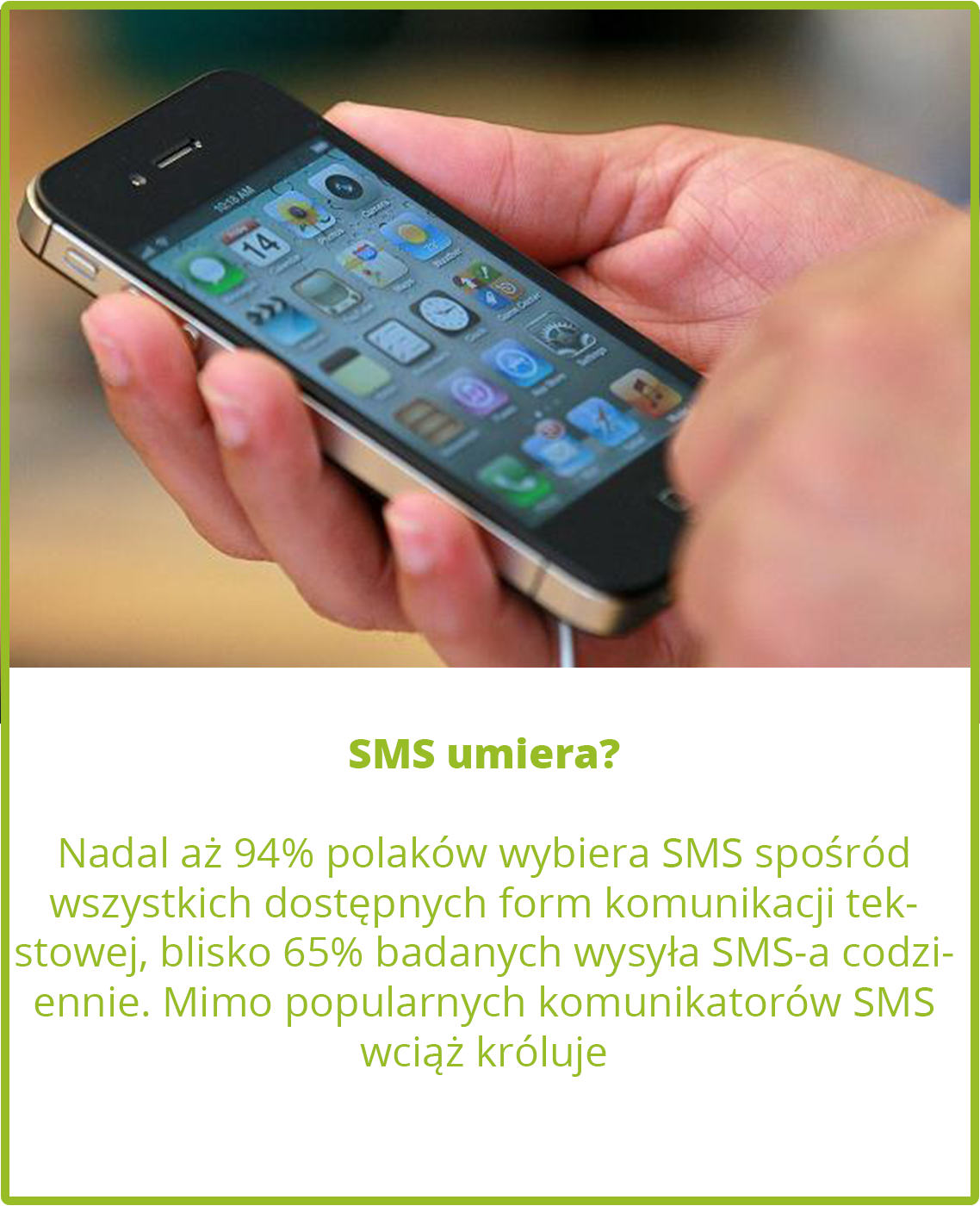 SMS umiera?