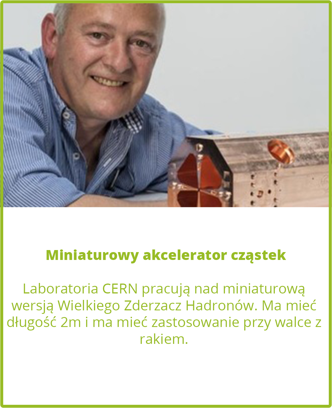 Miniaturowy akcelerator cząsteczek