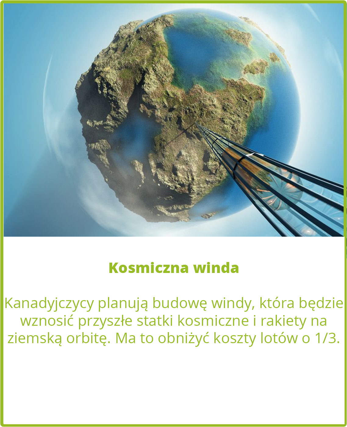 Kosmiczna winda