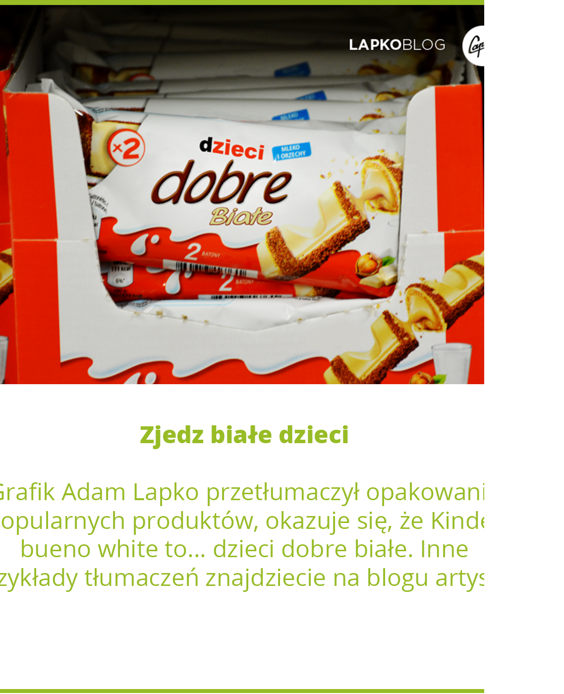 Zjedz białe dzieci