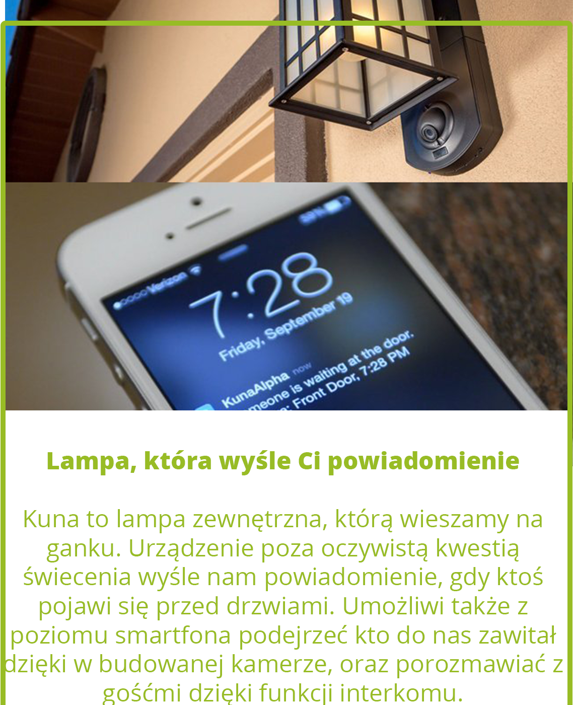 Szpiegowska lampa