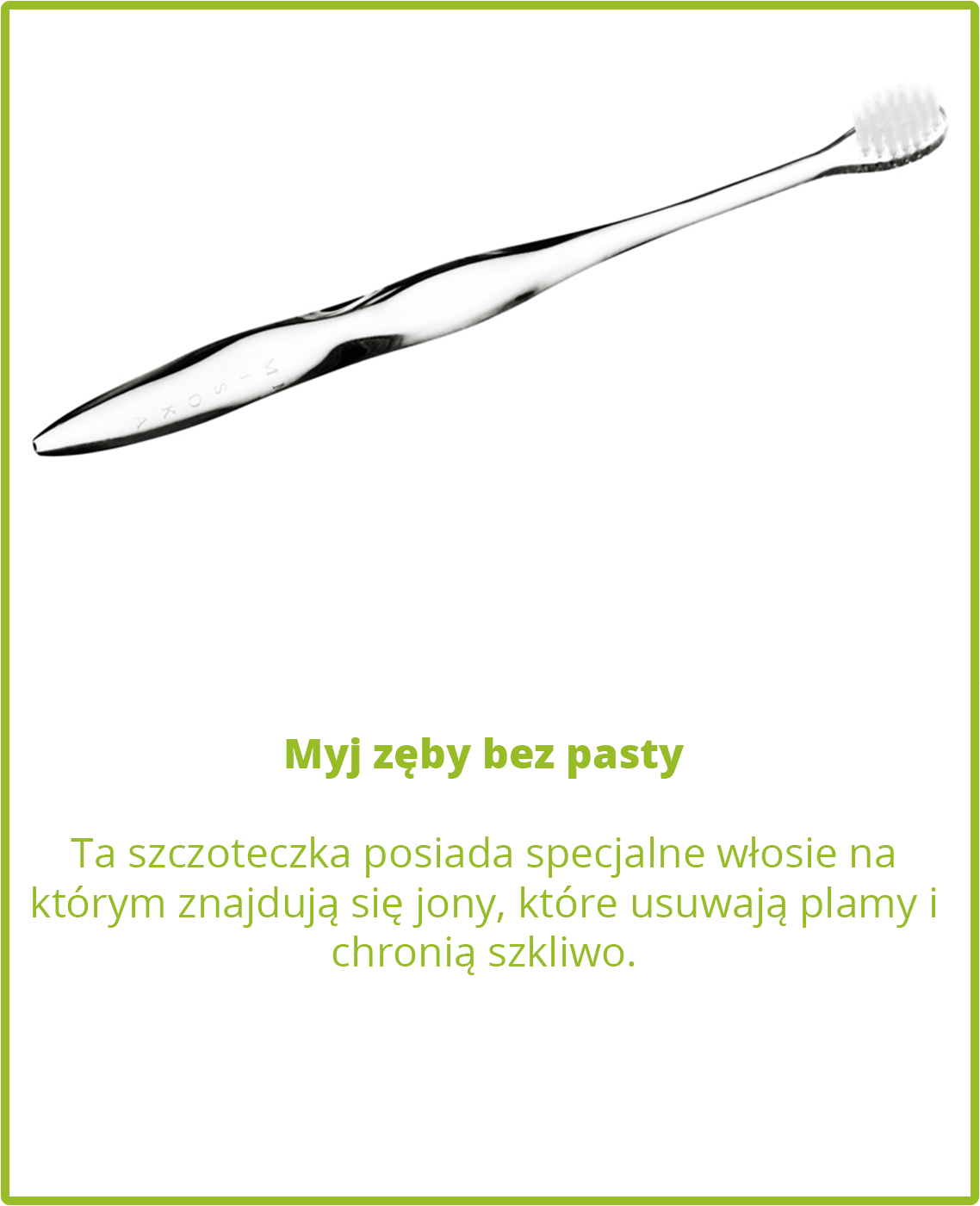 Szczoteczka bez pasty do zębów