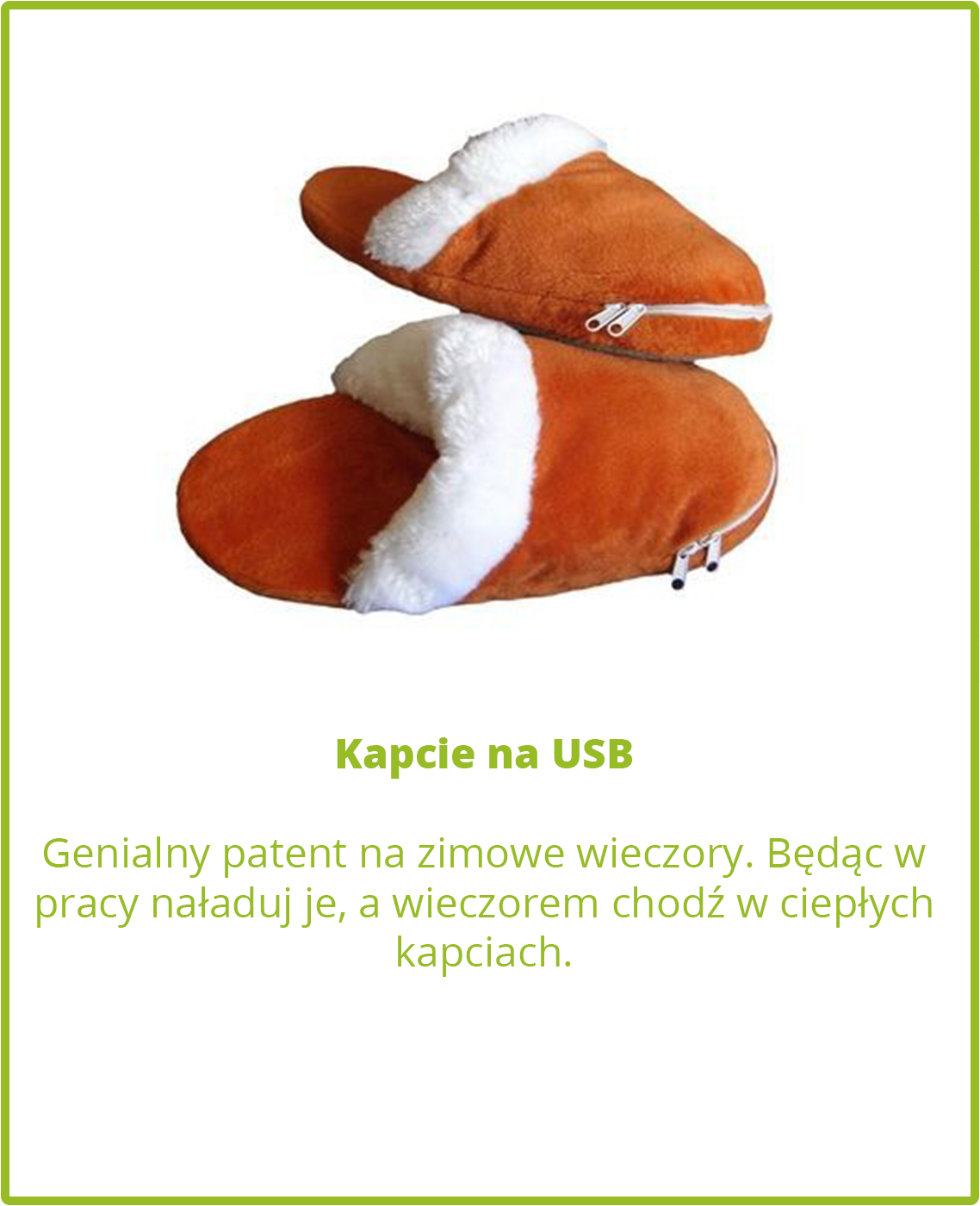 Kapcie na USB