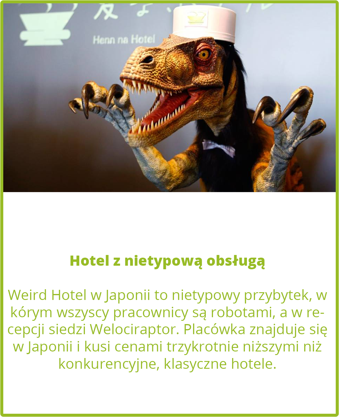 Hotel z nietypową obsługą