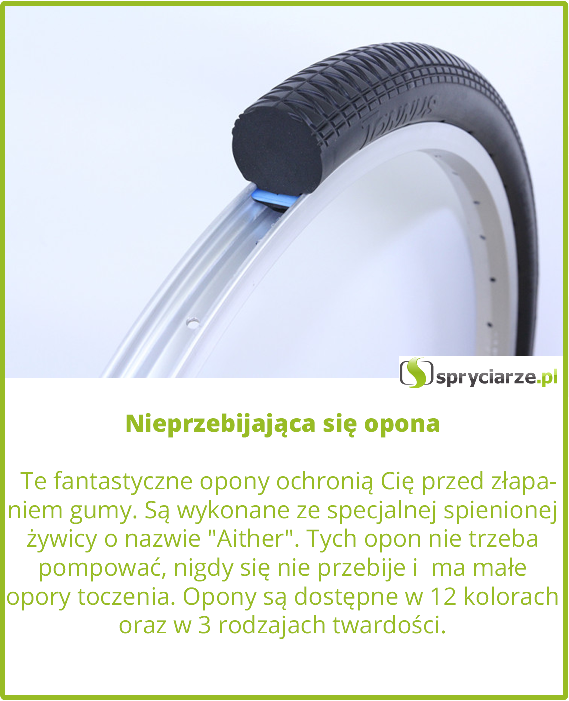 Nieprzebijająca się opona