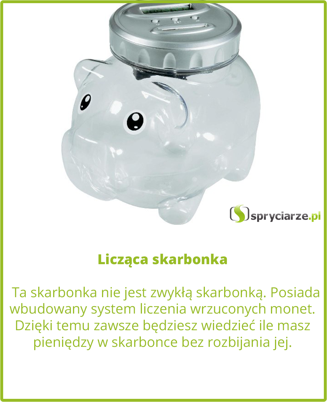 Licząca skarbonka