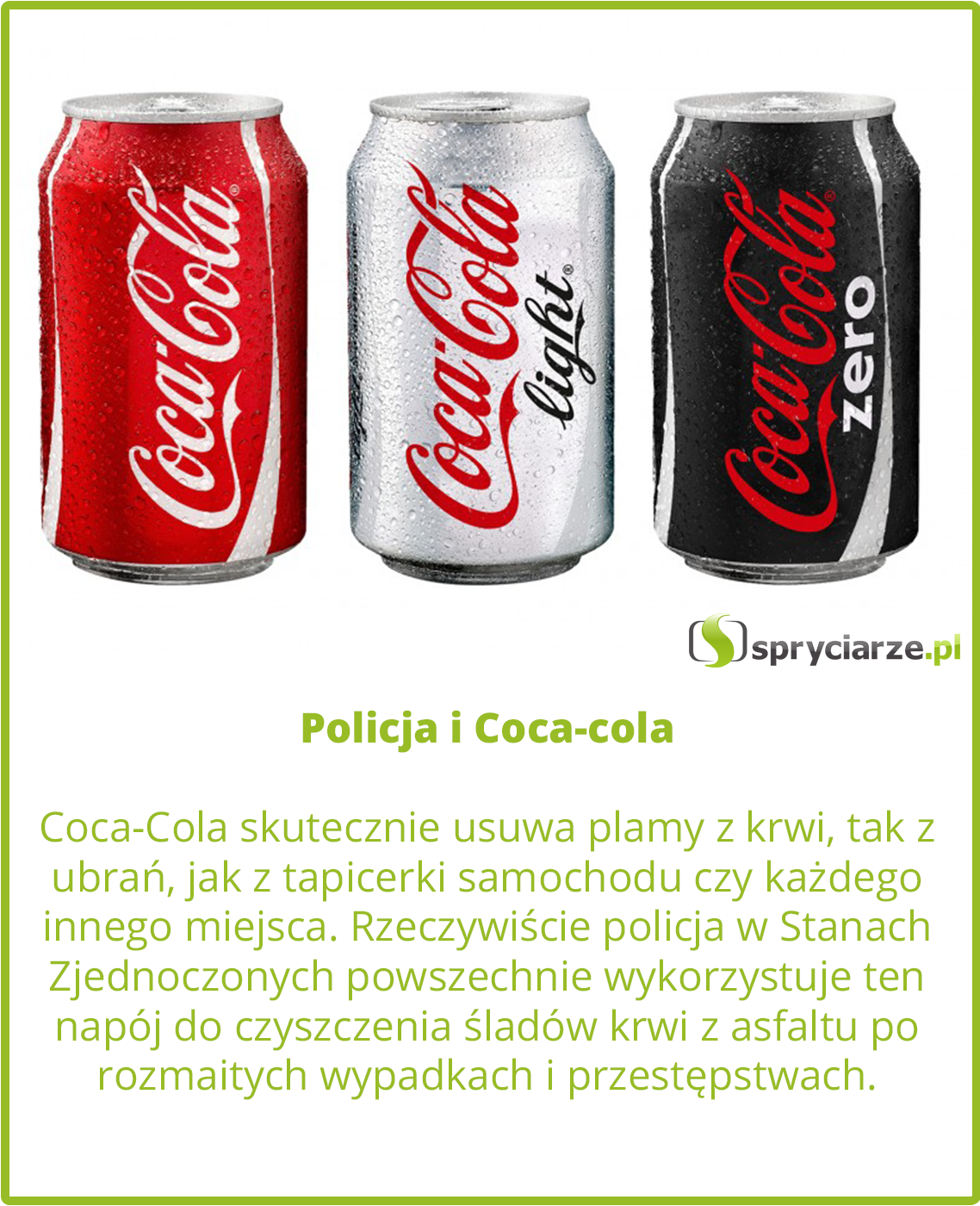 Policja i Coca-cola