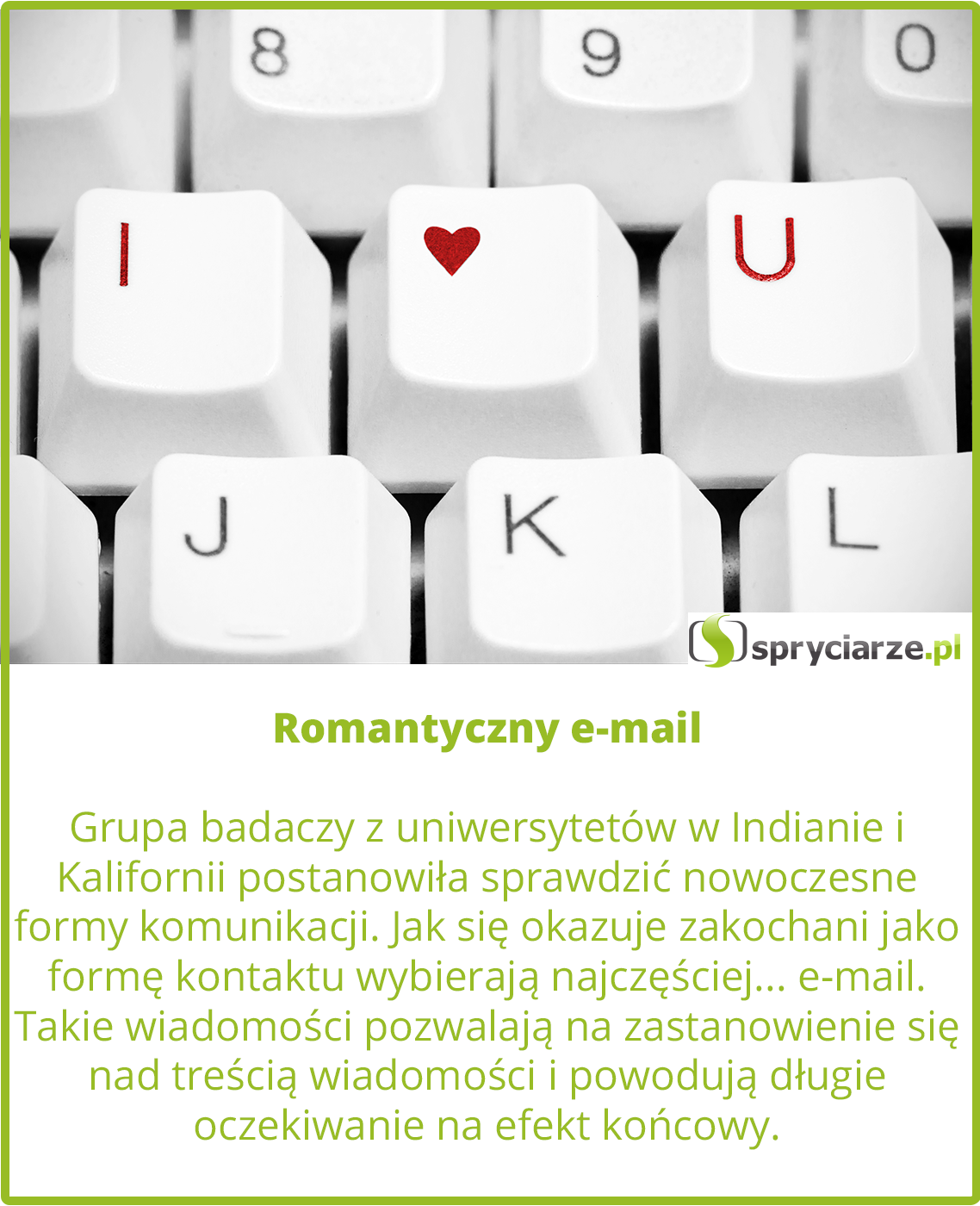 Romantyczny e-mail