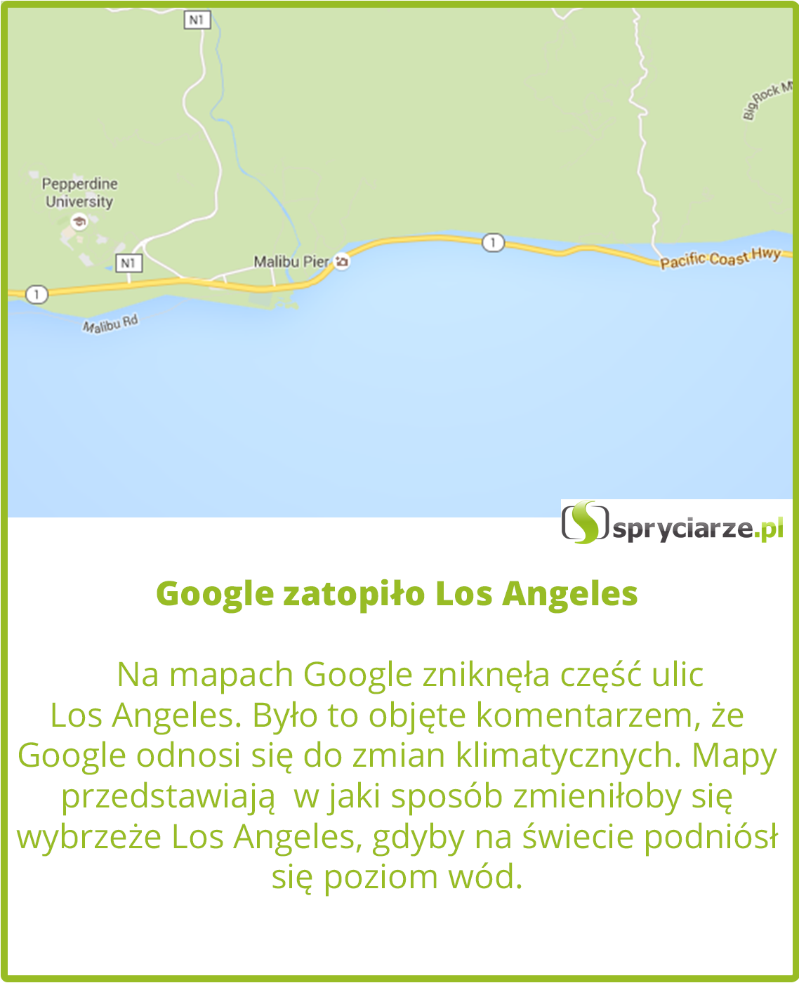 Google zatopiło Los Angeles