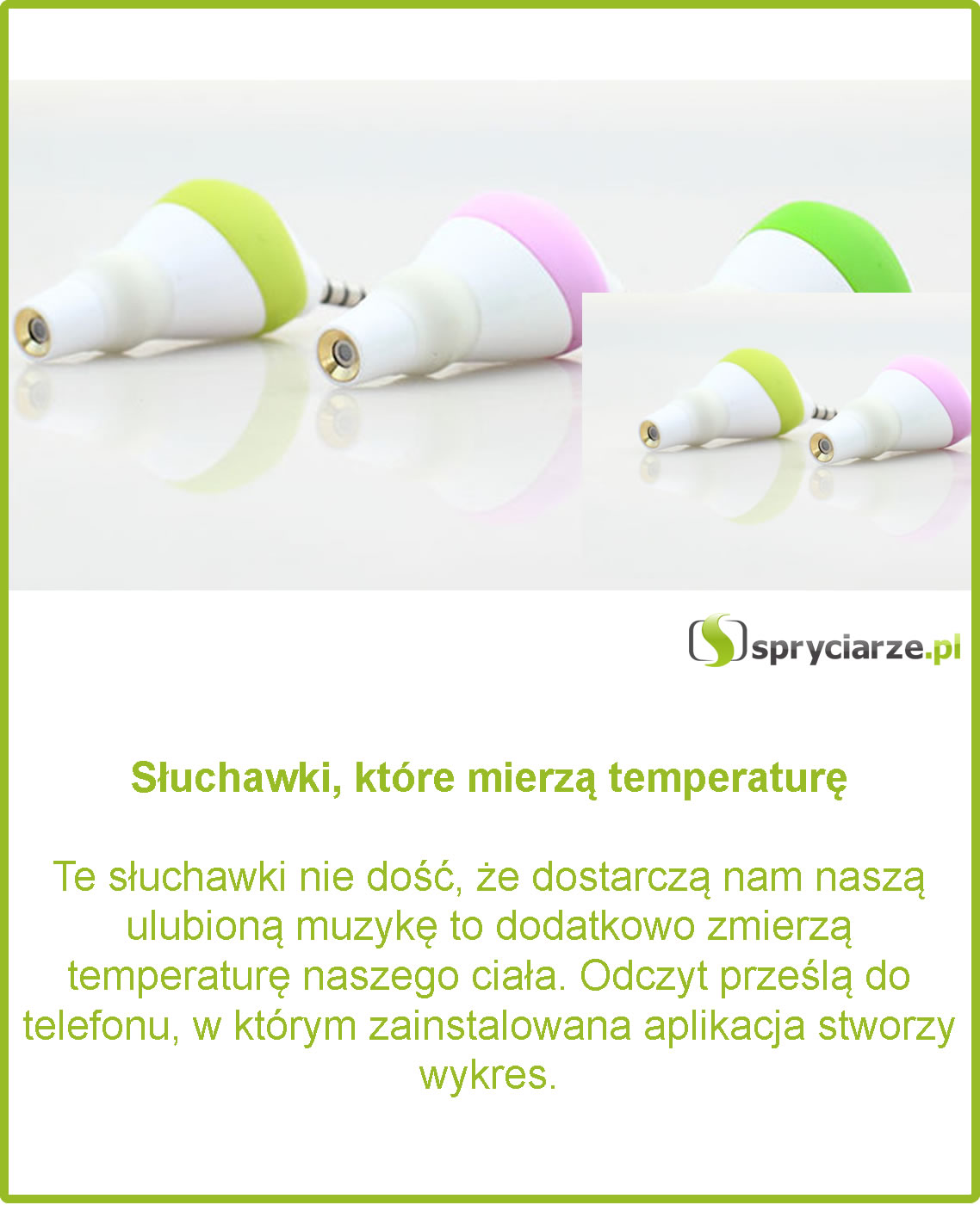 Słuchawki, które mierzą temperaturę