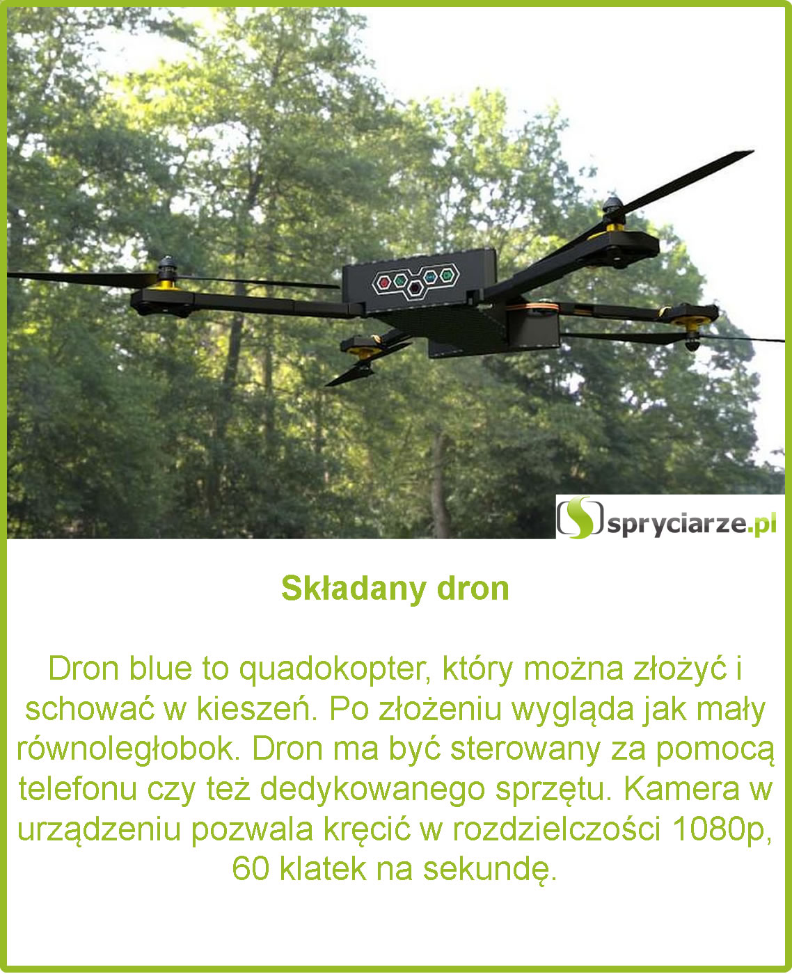 Składany dron