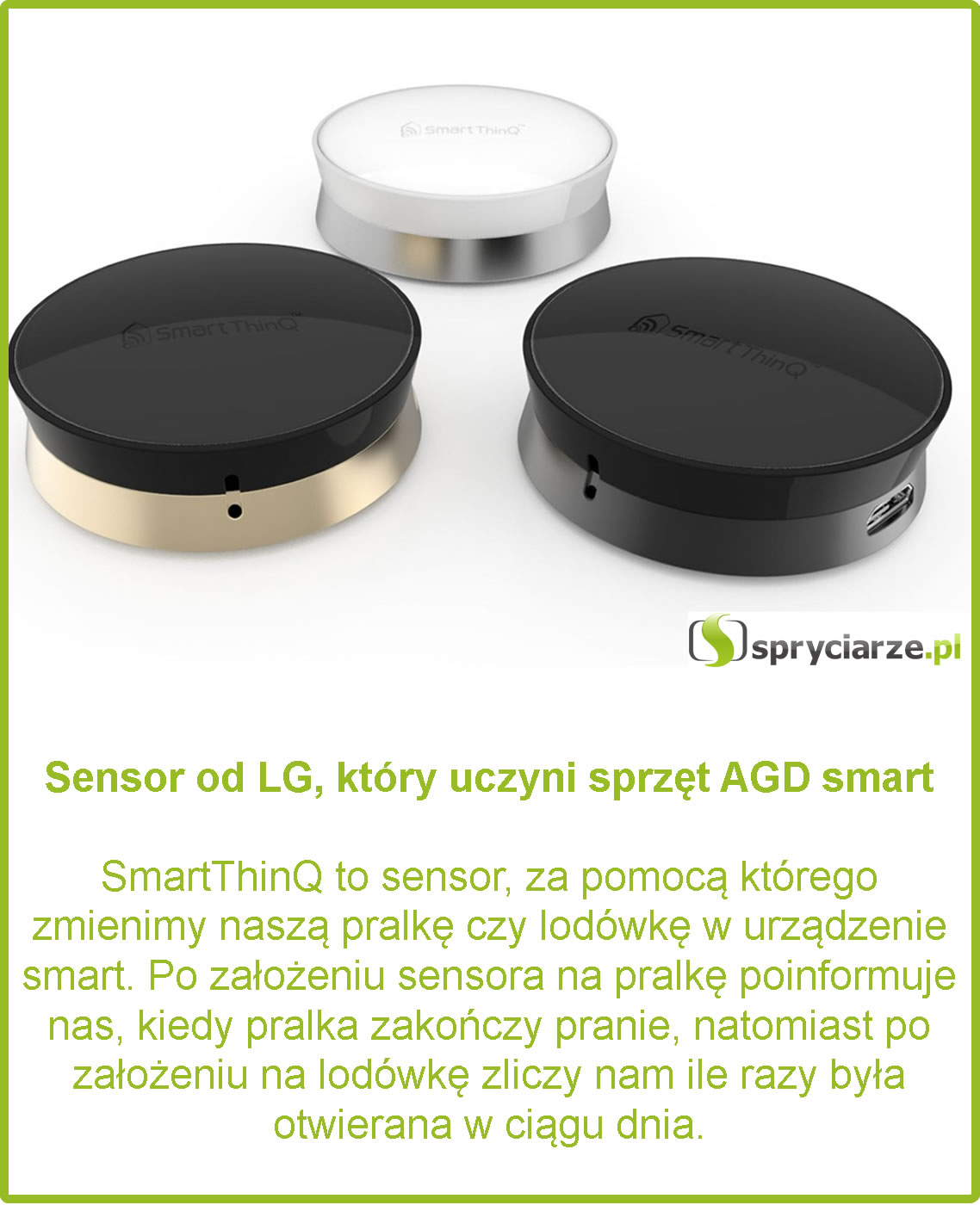 Sensor od LG, który uczyni sprzęt AGD smart