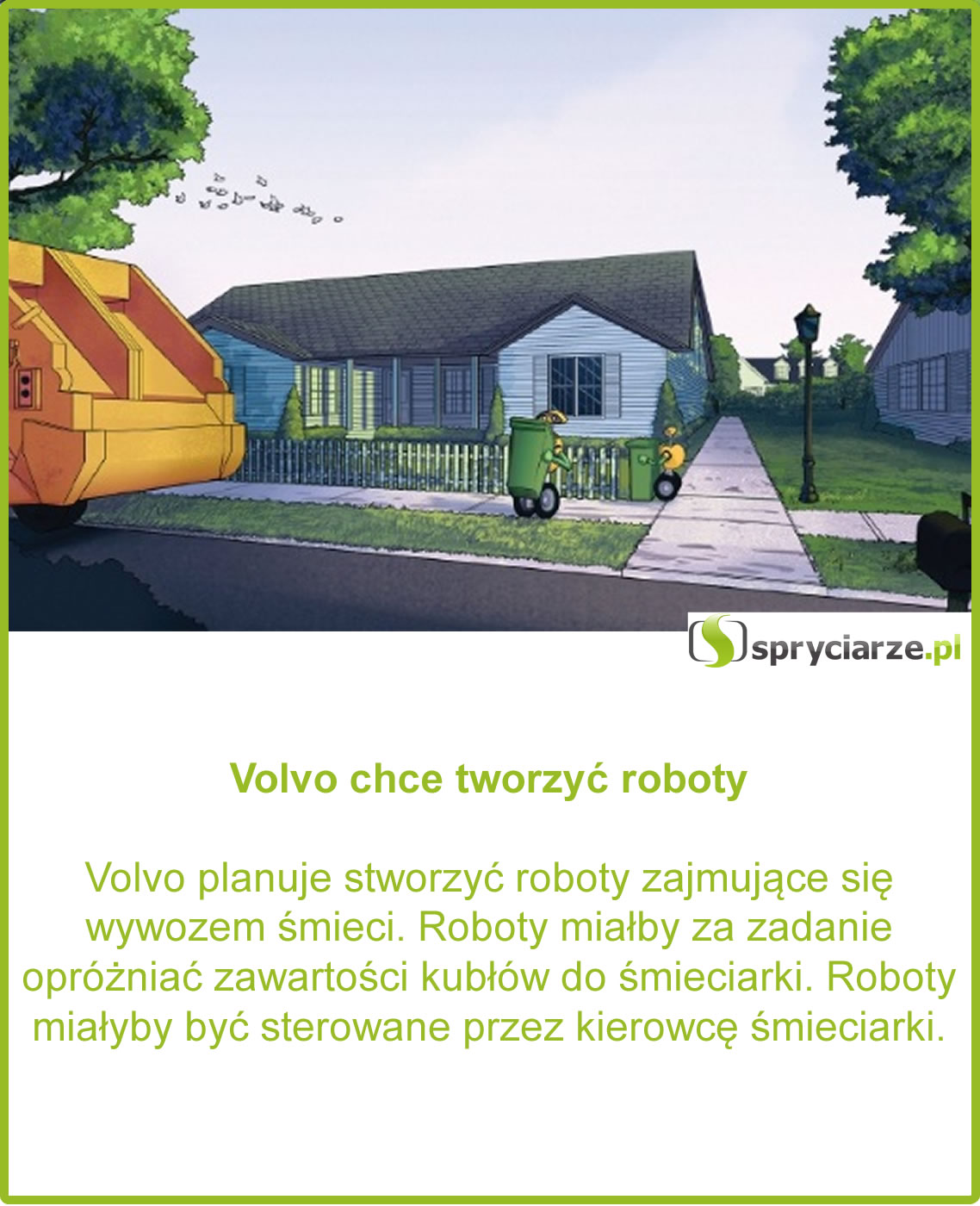 Volvo  chce tworzyć roboty