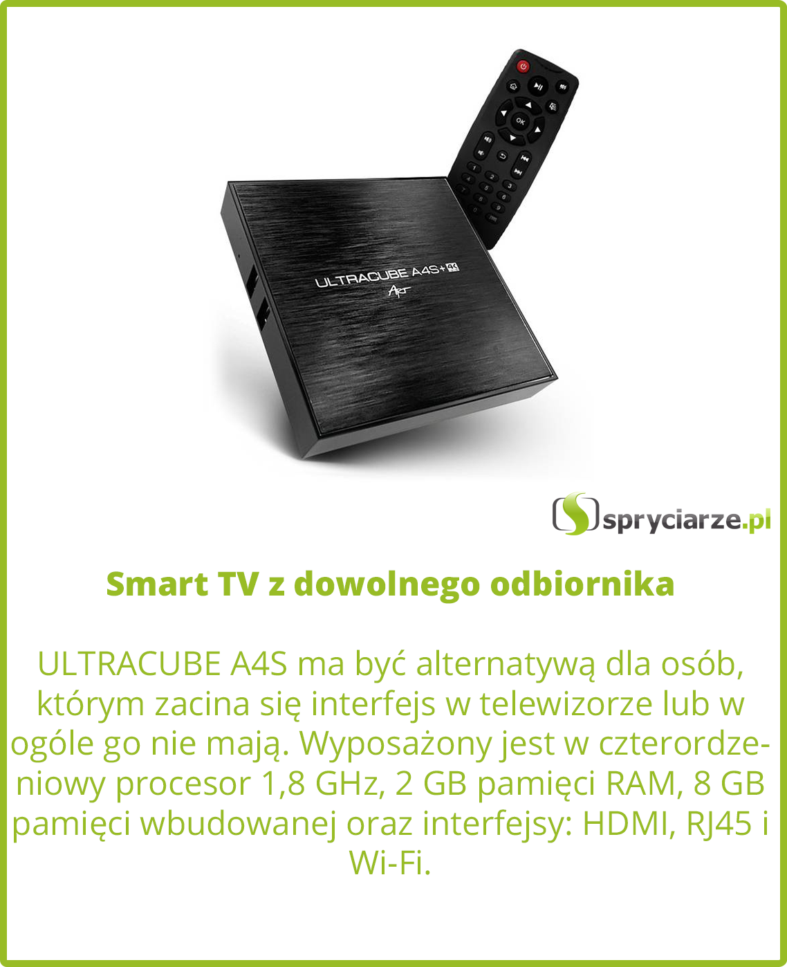 Smart TV z dowolnego odbiornika