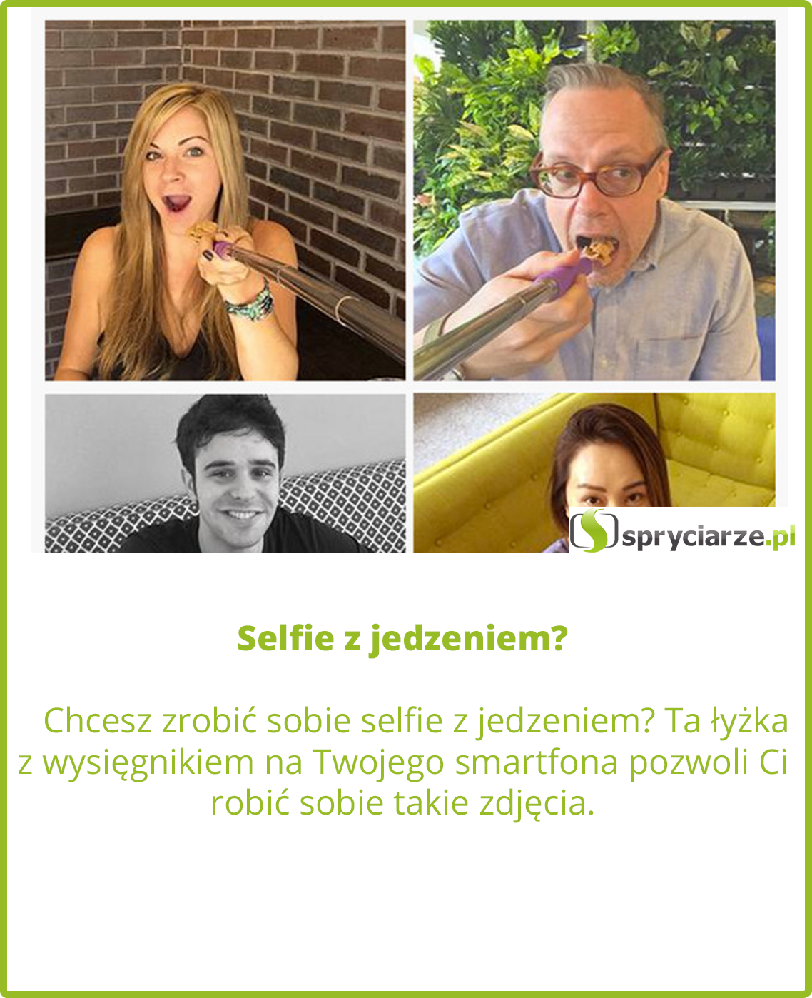 Selfie z jedzeniem?
