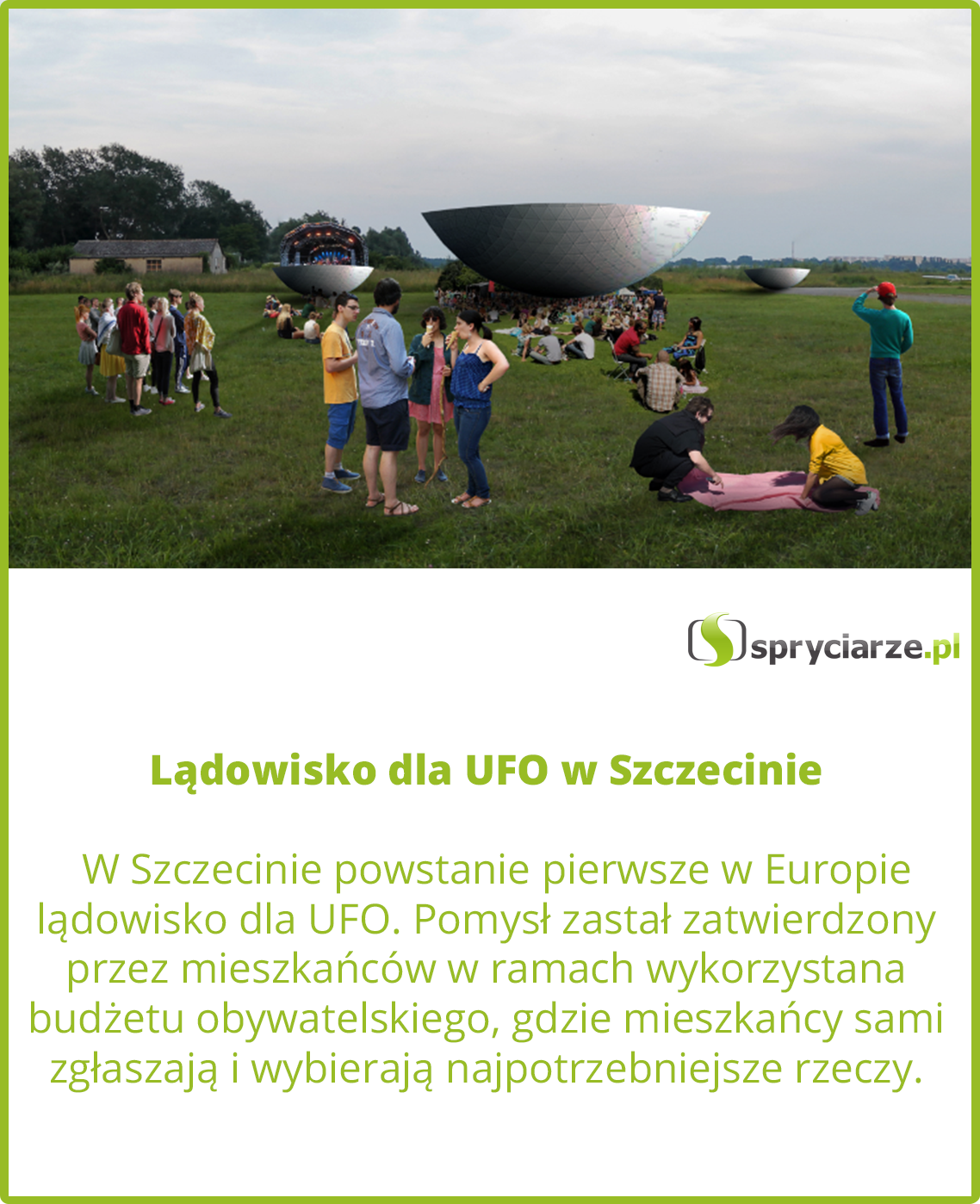 Lądowisko dla UFO w Szczecinie