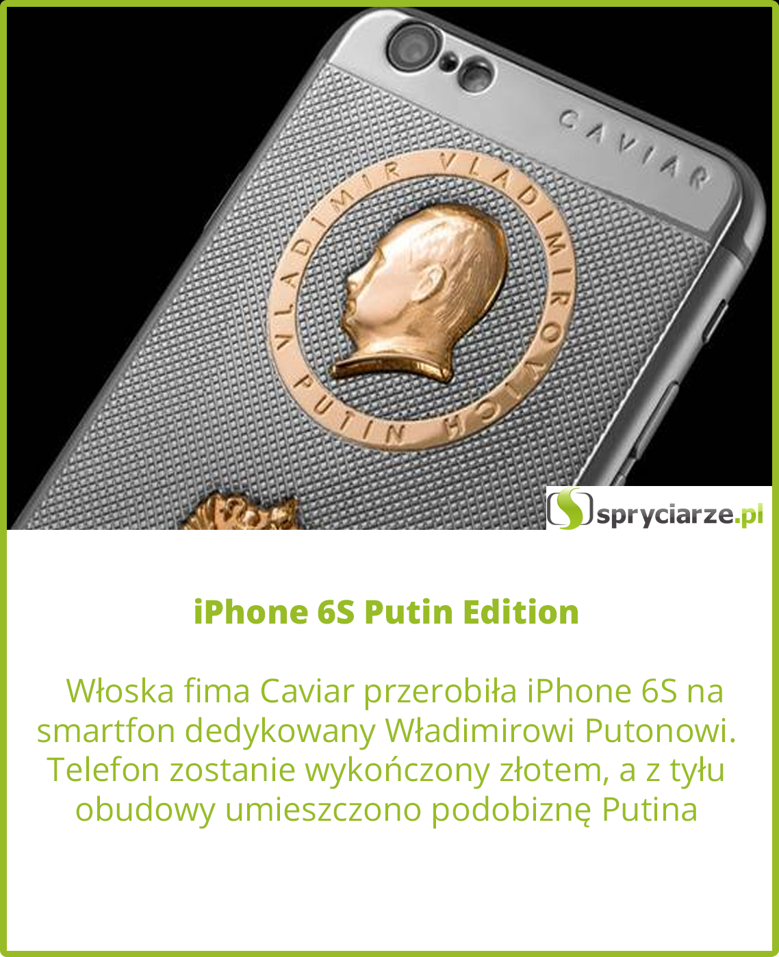iPhone 6S Putin Edition