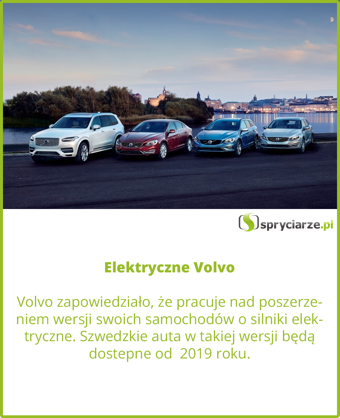 Elektryczne Volvo