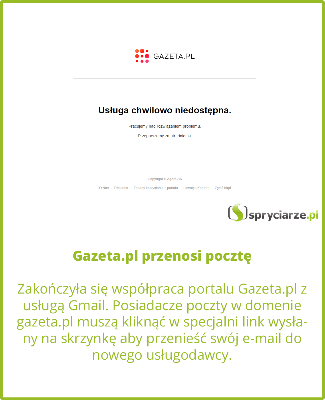 Gazeta.pl przenosi pocztę
