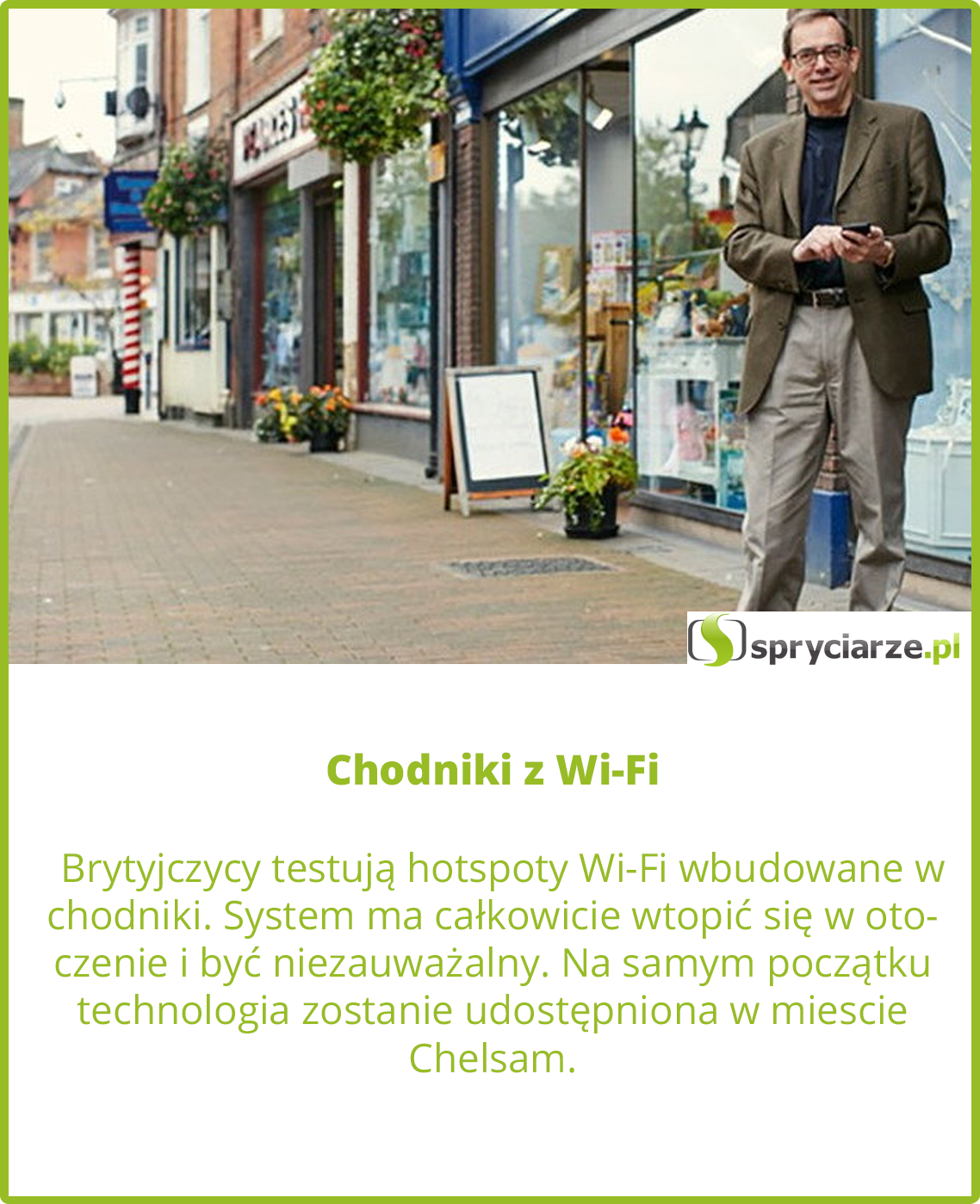 Chodniki z Wi-Fi