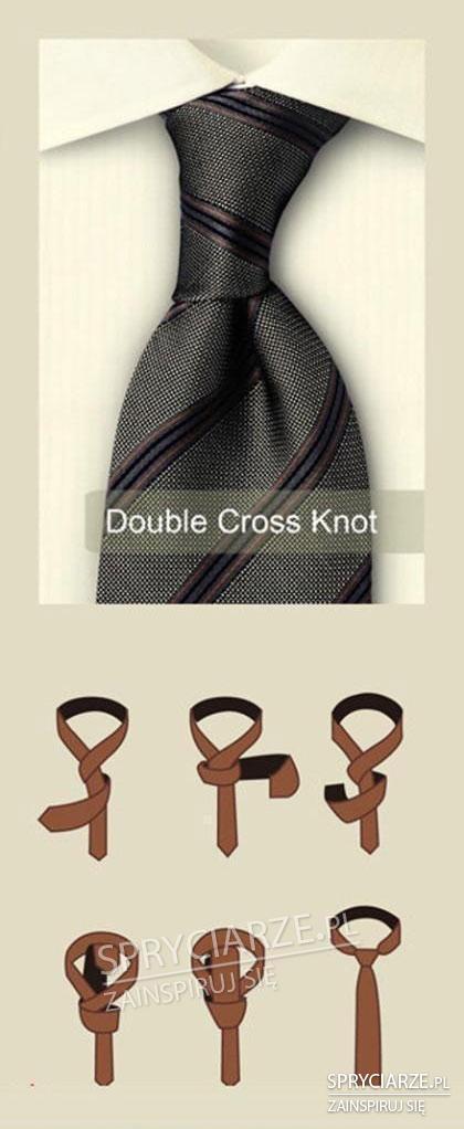 Double Cross Knot i sposób zawiązania