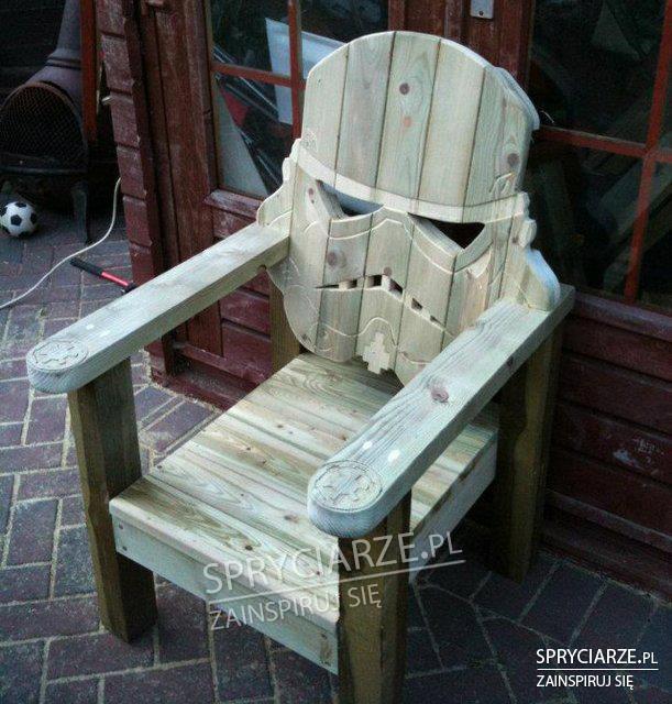 Krzesło fana Star Wars - czyste drewno