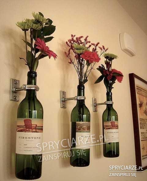 Wino i kwiaty