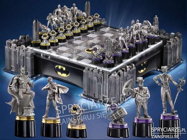 Pięknie wykonane szachy z serii Batmana