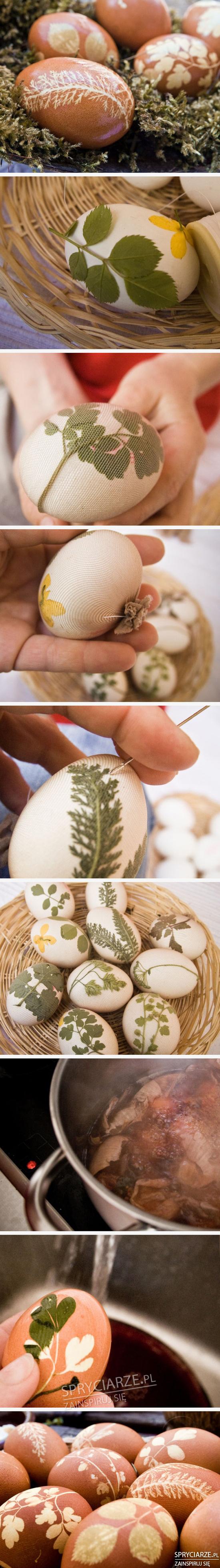 Naturalne zdobienia jajek na Wielkanoc