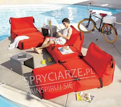 Rozkładany zestaw wypoczynkowy na wakacje